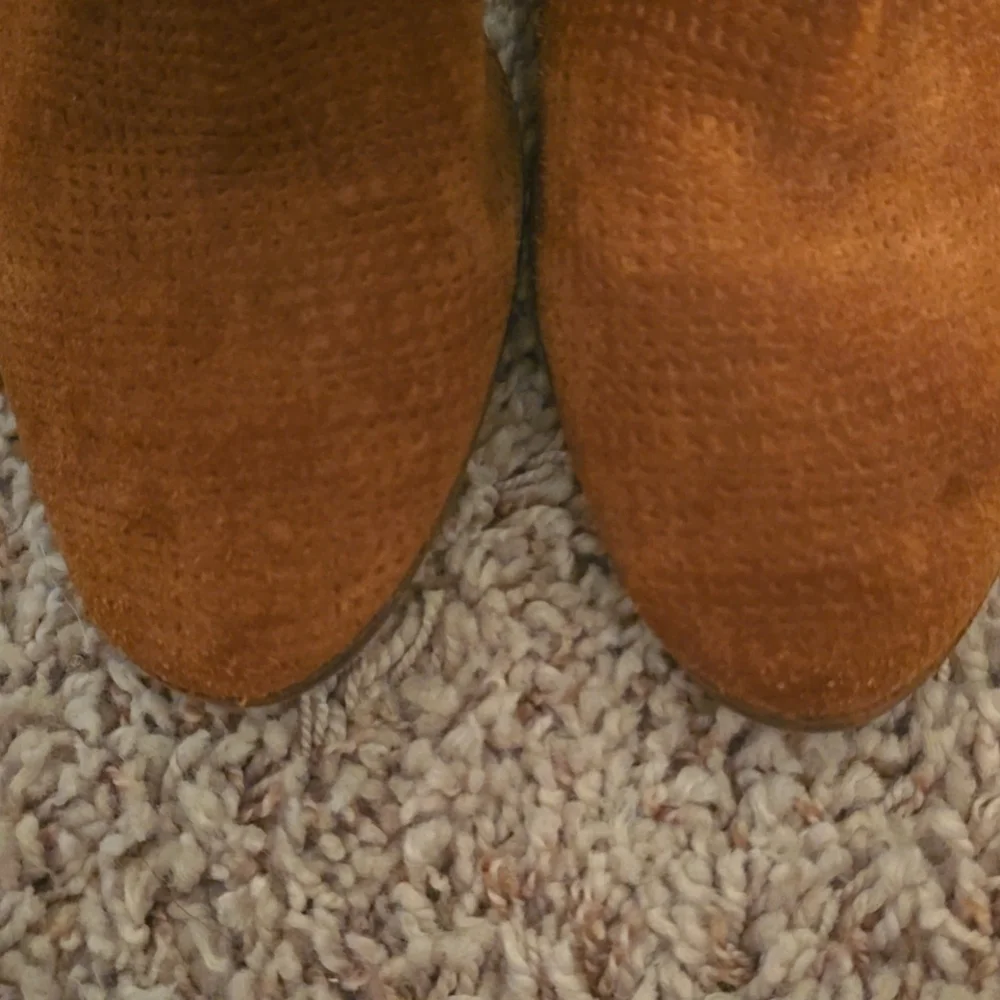 Lucky Brand Brown Leather Ankle Booties Size 8 (#11)